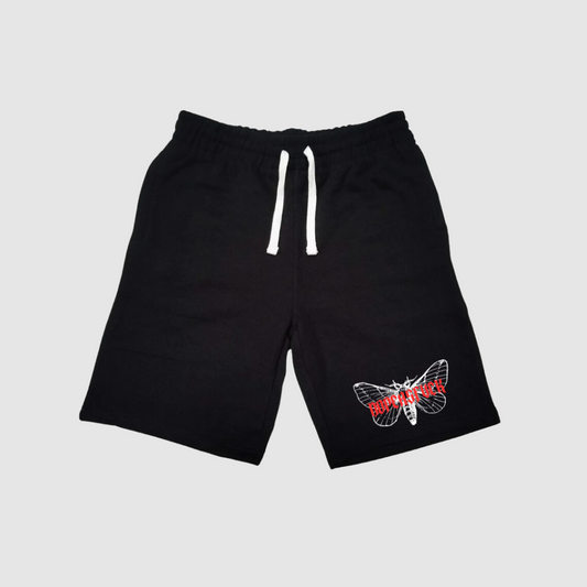 DOPEASFVCK Streetwear Sweat Shorts | Moth Logo | 200GSM Mens Fit